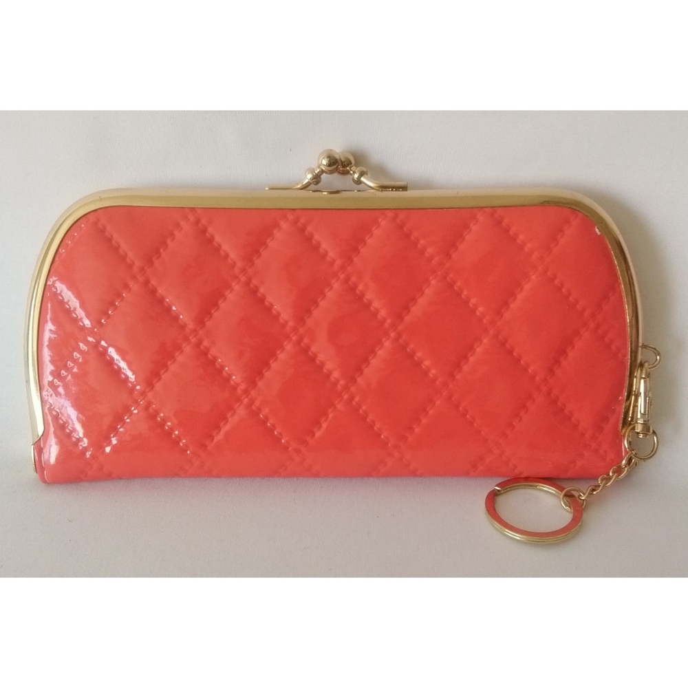 Women's peachy orange wallet